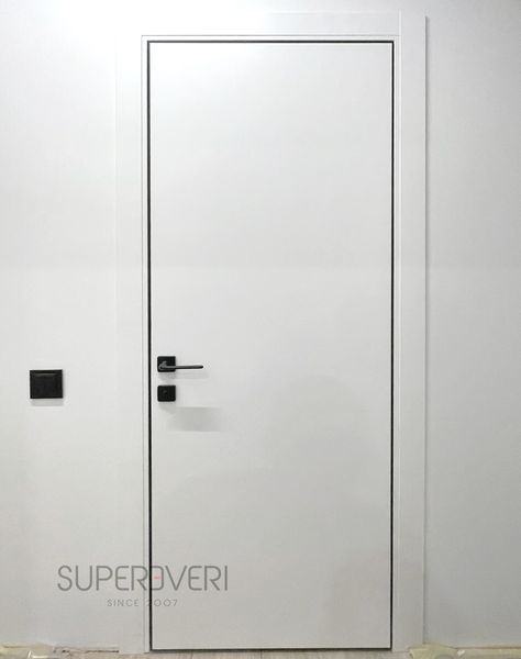 Межкомнатные двери Папа Карло PLATO-01с, полотно 2000х610 мм, цвет Светло-серый супермат PLATO-01с-2000х610-light-gray фото — Магазин дверей SuperDveri