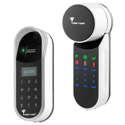 Електронний контролер MUL-T-LOCK ENTR з Fingerprint білий (доступ за відбитком пальця+код) MTL-81130306 фото — Магазин дверей SuperDveri