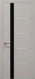 Міжкімнатні двері Папа Карло PL-12, полотно 2000х610 мм, колір Світло-сірий супермат PL-12-2000х610-light-grey фото — Магазин дверей SuperDveri