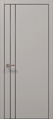 Міжкімнатні двері Папа Карло PL-24, полотно 2000х610 мм, колір Світло-сірий супермат PL-24-2000х610-light-grey фото — Магазин дверей SuperDveri