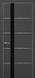 Межкомнатные двери Папа Карло PL-12, полотно 2000х610 мм, цвет Темно-серый супермат PL-12-2000х610-dark-grey фото — Магазин дверей SuperDveri