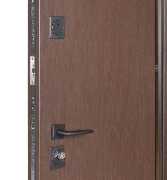 Дверь Булат Термо House 705/431 Венге темный/Уличная Белый атласный, 950 Пр 0077 - 950 Пр фото &mdash; Магазин дверей SuperDveri