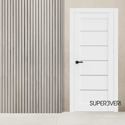Міжкімнатні двері Brama 16.15, полотно 2000х600 мм, колір білий 16.15-2000х600-white фото — Магазин дверей SuperDveri