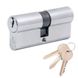 Цилиндр Cortellezzi Primo 116 30/30 мм, ключ/ключ, хром 57373 фото — Магазин дверей SuperDveri