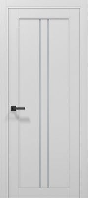Межкомнатные двери Папа Карло TETRA T-02 cатин, цвет Альпийский белый, полотно 2000х610 мм T-02c-2000х610-white фото — Магазин дверей SuperDveri