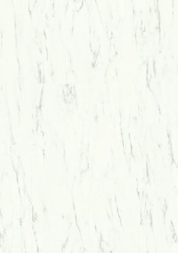 Вініл QUICK STEP Ambiente Glue Plus Білий каррарський мармур AMGP40136 фото — Магазин дверей SuperDveri