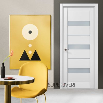 Міжкімнатні двері Папа Карло Millenium ML-22c, полотно 2000х610 мм, колір Білий матовий ML-22c-2000х610-white-mat фото — Магазин дверей SuperDveri