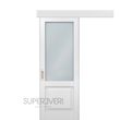 Раздвижные двери Папа Карло ML-11, ламинированные (экошпон), белый матовый, 2000х610