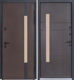 Двері Булат Термо House 705/431 Венге темний/Вулична Венге темне, 950 Пр 0104 - 950 Пр фото &mdash; Магазин дверей SuperDveri