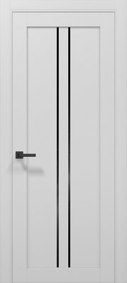 Межкомнатные двери Папа Карло TETRA T-02 BLK, цвет Альпийский белый, полотно 2000х610 мм T-02blk-2000х610-white фото — Магазин дверей SuperDveri
