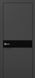 Міжкімнатні двері Папа Карло PLATO-03 C, полотно 2000х610 мм, колір Темно-сірий супермат PLATO-03 C-2000х610-dark-grey фото — Магазин дверей SuperDveri