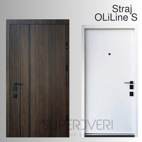 Двери Страж OLiLine S Prestige Lux 850 Пр дуб табак/белая эмаль OLiLine S Prestige 850 Пр фото &mdash; Магазин дверей SuperDveri
