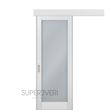Раздвижные двери Папа Карло ML-00, ламинированные (экошпон), белый матовый, 2000х610