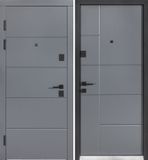 Двері Булат Revolut Doors В-606 mod.191-193 850 Л Попелястий металік F0815 Revolut Doors В-606 mod.191-193 850 Л фото &mdash; Магазин дверей SuperDveri