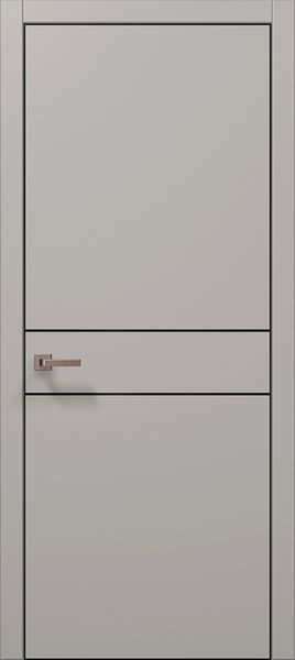 Межкомнатные двери Папа Карло PL-07, полотно 2000х610 мм, цвет Светло-серый супермат PL-07-2000х610-light-grey фото — Магазин дверей SuperDveri