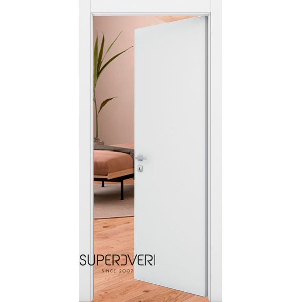 Межкомнатная дверь Форте 10 инсайд, полотно 2012х600 мм, цвет Soft-touch белый Forte 10-inside-2012х600 softtouch-white фото — Магазин дверей SuperDveri