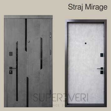 Двері Страж Mirage Ст. Lux 850 Пр бетон темний/бетон сірий Страж Mirage Ст. Lux 850 Пр фото — Магазин дверей SuperDveri