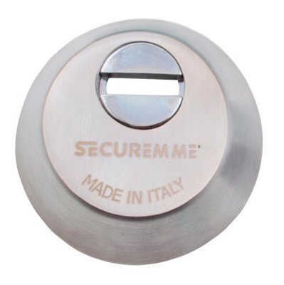 Броненакладка (протектор) Securemme матовый хром 49870 фото — Магазин дверей SuperDveri