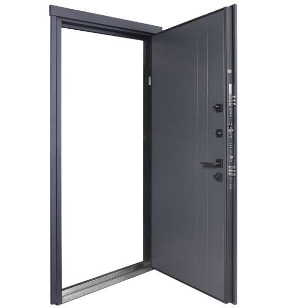 Двері Булат Котедж модель 710/265 Metalic anthracite/Вулична Антрацит сірий 950 Пр 0129 - 950 Пр фото &mdash; Магазин дверей SuperDveri