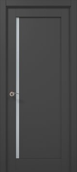 Міжкімнатні двері Папа Карло ML-61, полотно 2000х610 мм, колір Темно-сірий супермат ML-61-2000х610-dark-gray фото — Магазин дверей SuperDveri