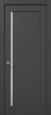 Міжкімнатні двері Папа Карло ML-61, полотно 2000х610 мм, колір Темно-сірий супермат ML-61-2000х610-dark-gray фото — Магазин дверей SuperDveri