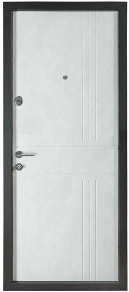 Двери Булат В-610 mod.250 850 Пр Бетон антрацит/Оксид белый В-610-mod.250-850 пр фото — Магазин дверей SuperDveri