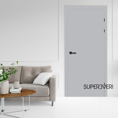 Межкомнатная дверь Brama 2.1, полотно 2000х600 мм, цвет серый 2.1-2000х600-gray фото — Магазин дверей SuperDveri