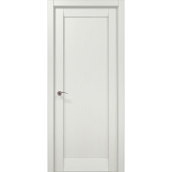 Міжкімнатні двері Папа Карло Millenium ML-00Fc, полотно 2000х610 мм, колір Ясен білий ML-00Fc-2000х610-ash-white фото — Магазин дверей SuperDveri
