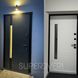 Дверь Булат Cottage модель 705/431 metallic grey/уличная белый атласный, 950 Пр 705/431 metallic grey/білий, 950 Пр фото 3 — Магазин дверей SuperDveri